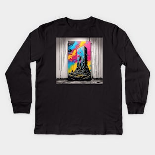 Monolith Canvas Kids Long Sleeve T-Shirt